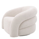 Curved Swivel Armchair Novelle