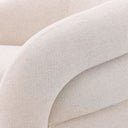 Curved Swivel Armchair Novelle