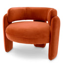 Velvet Modern Accent Chair Chaplin