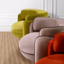 Velvet Modern Accent Chair Chaplin