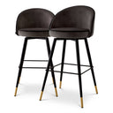 Piped Modern Bar Stools (2) Cooper