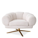 Off-White Swivel Chair Sunset
