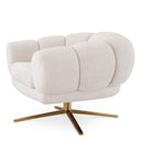 Off-White Swivel Chair Sunset