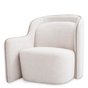 Off White Accent Chair Barrier
