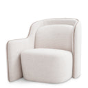 Off White Accent Chair Barrier