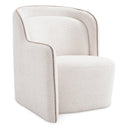 Off White Accent Chair Barrier