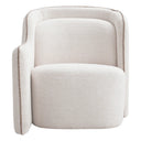Off White Accent Chair Barrier