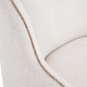 Off White Accent Chair Barrier