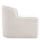 Off White Accent Chair Barrier