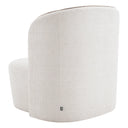 Off White Accent Chair Barrier