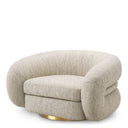 Light Gray Swivel Chair Cosenza