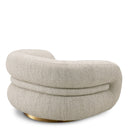 Light Gray Swivel Chair Cosenza