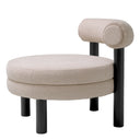 Sand Modern Lounge Chair Zoey