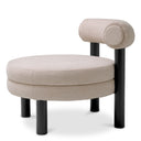 Sand Modern Lounge Chair Zoey