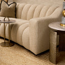Channeled Boucle Sofa S Kelly