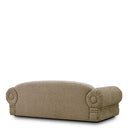 Beige Jacquard Sofa Louison