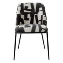 Printed Fabric Dining Chair Caleb