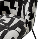 Printed Fabric Dining Chair Caleb