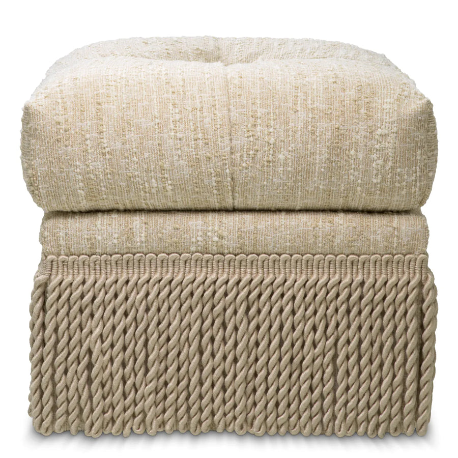 Boucle Tufted Fringe Stool Dorantes