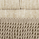 Boucle Tufted Fringe Ottoman Dorantes