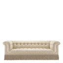 Boucle Tufted Fringe Sofa Dorantes