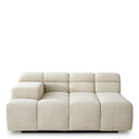 Grid-Tufted Modular Sofa Hunter
