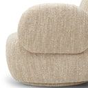 Boucle Cream Swivel Chair Madrone