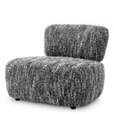 Black Boucle Lounge Chair Leon