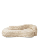 Geometric Pattern Curved Sofa Julita