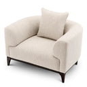 Chalk Boucle Accent Chair Brannan