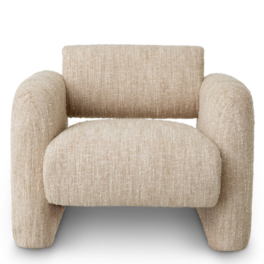 Boucle Cream Chair Vesper