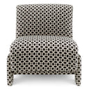 Black Upholstered Accent Chair Rockdale
