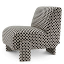 Black Upholstered Accent Chair Rockdale