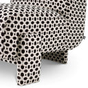 Black Upholstered Accent Chair Rockdale