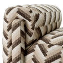 Chevron Brown Bench Del Vale