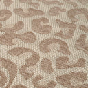 Beige Leopard Accent Chair Hazelwood