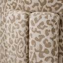 Beige Leopard Accent Chair Hazelwood