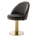 Gray Velvet Dining Chair Dorland