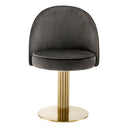 Gray Velvet Dining Chair Dorland