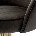 Gray Velvet Dining Chair Dorland