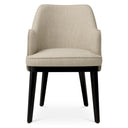 Ecru Fabric Dining Chair Lavinia
