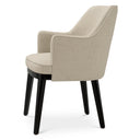 Ecru Fabric Dining Chair Lavinia