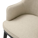 Ecru Fabric Dining Chair Lavinia