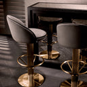 Gray Velvet Bar Stool Dorland