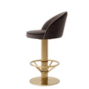Gray Velvet Counter Stool Dorland