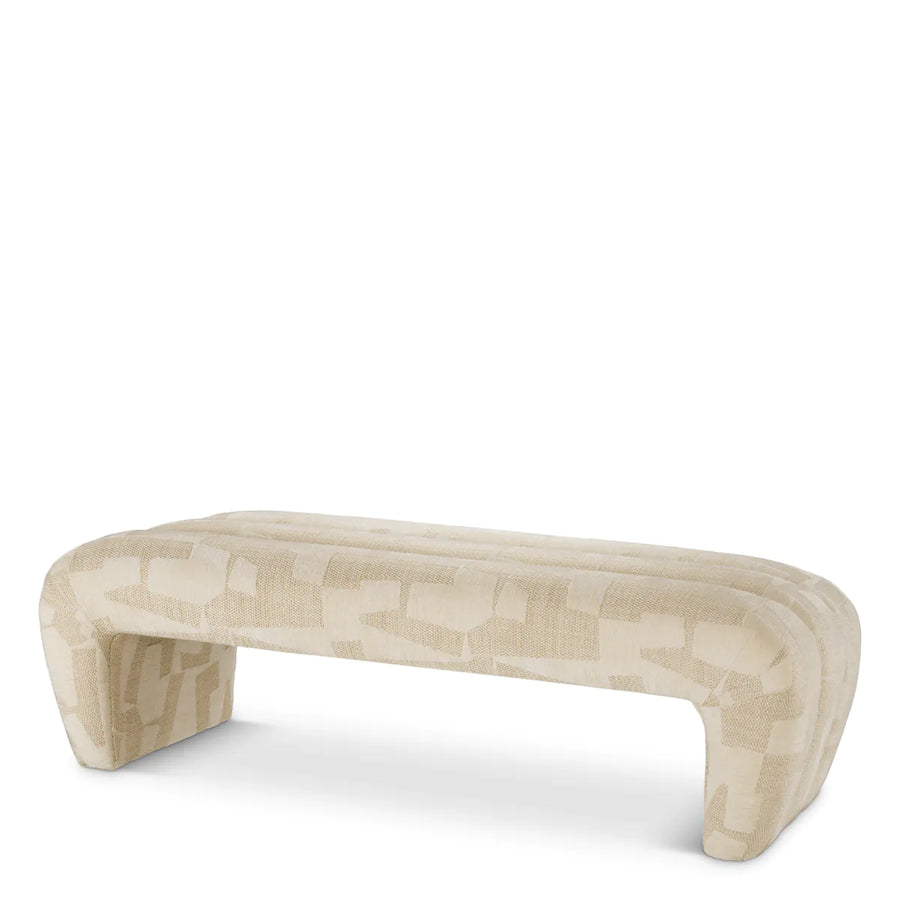 Brooklyn Sand Upholstered Bench Eastborne