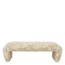 Brooklyn Sand Upholstered Bench Eastborne