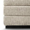 Beige Ebony Storage Stool Valmont