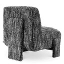 Black Upholstered Accent Chair Rockdale