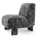 Black Upholstered Accent Chair Rockdale